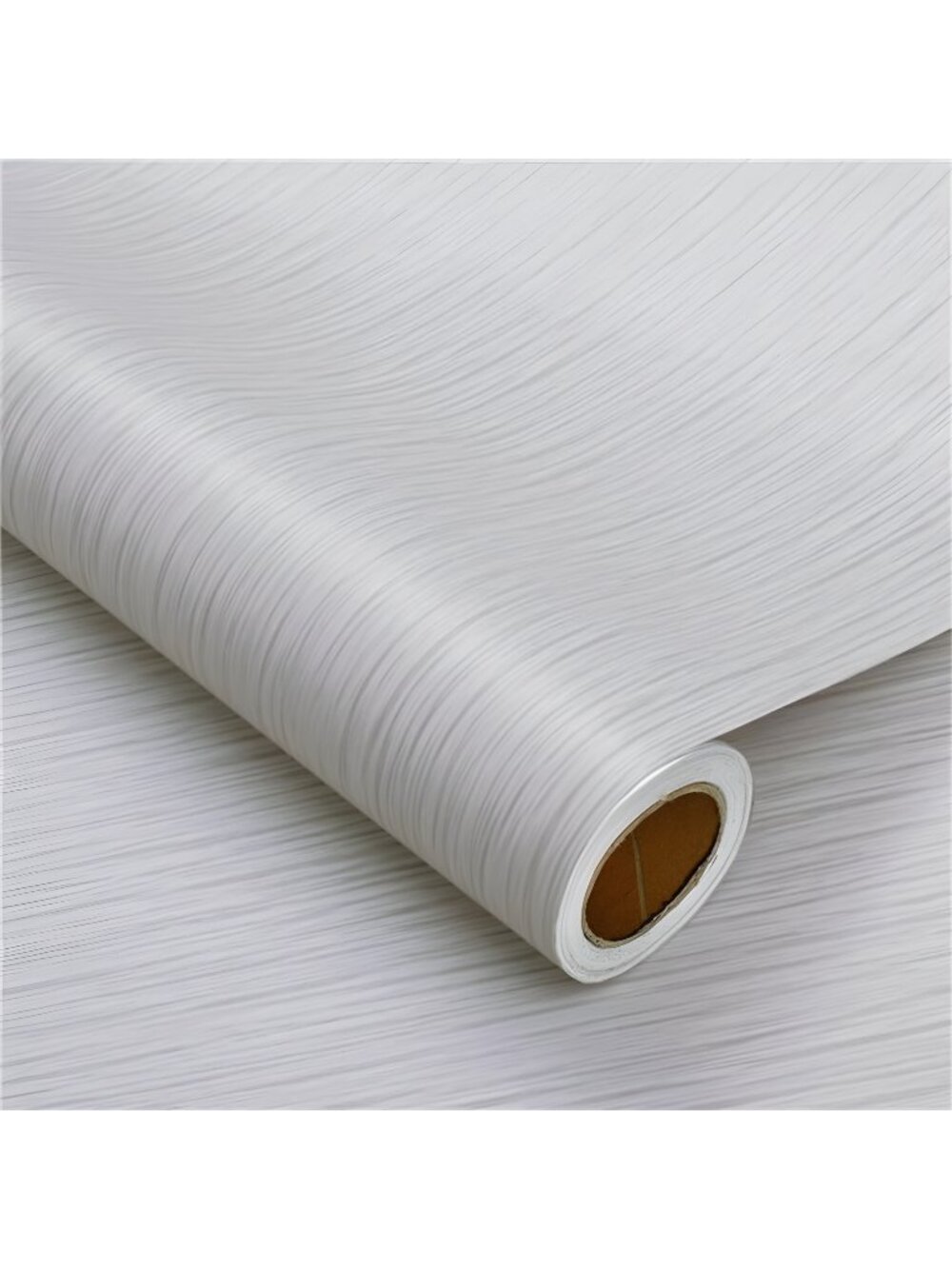 Grey and Sliver Peel and Stick Wallpaper Removable Self-Adhesive 78.7”x17.5”